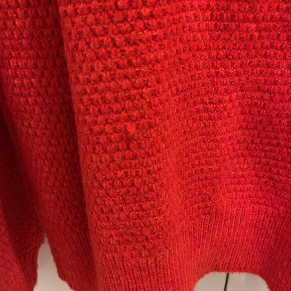 BDG Women's Vibrant Red Button-Up Cardigan - Picture 5 of 5